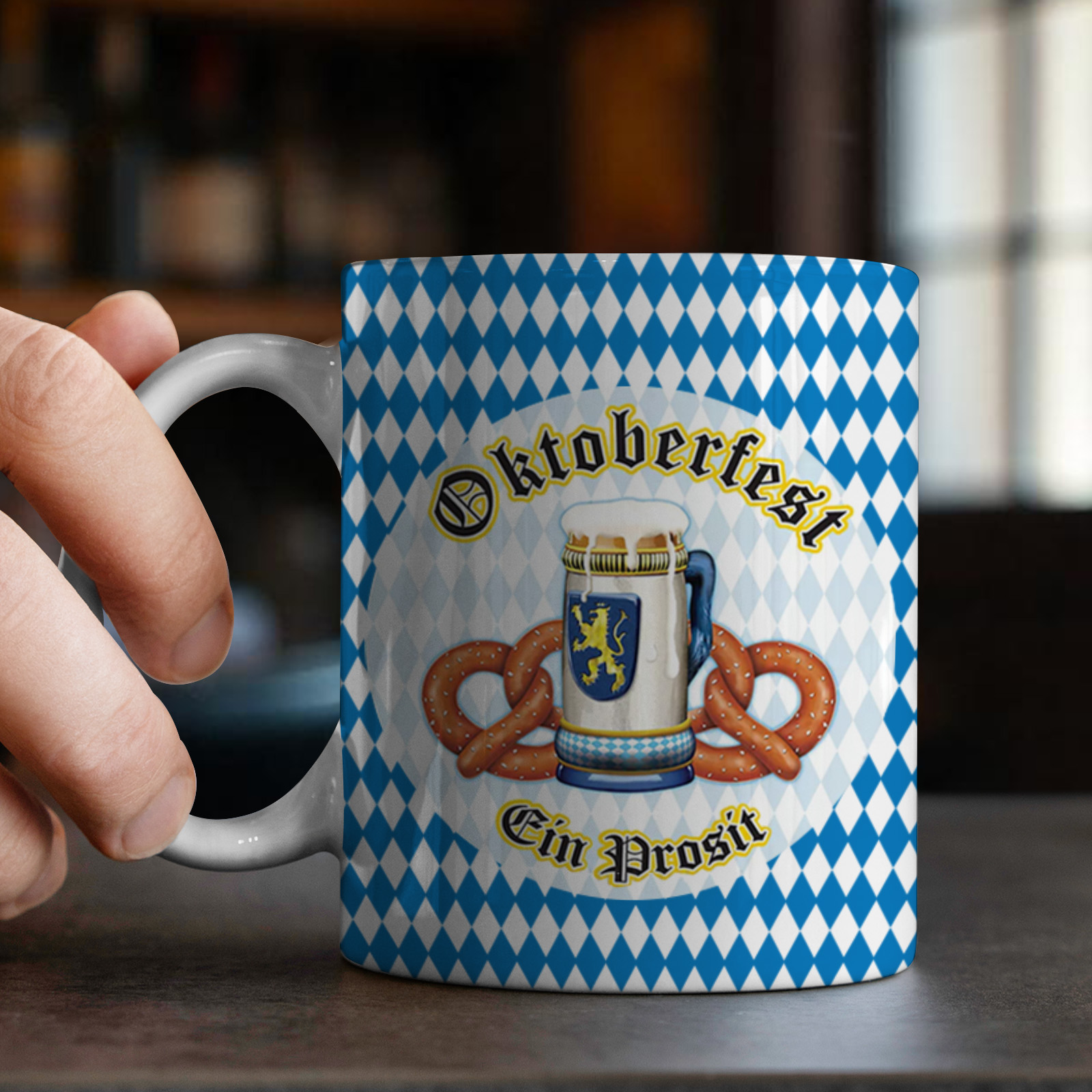 Oktoberfest-Bierkrug, klassisches Festivalkrug-Geschenk für Bierliebhaber