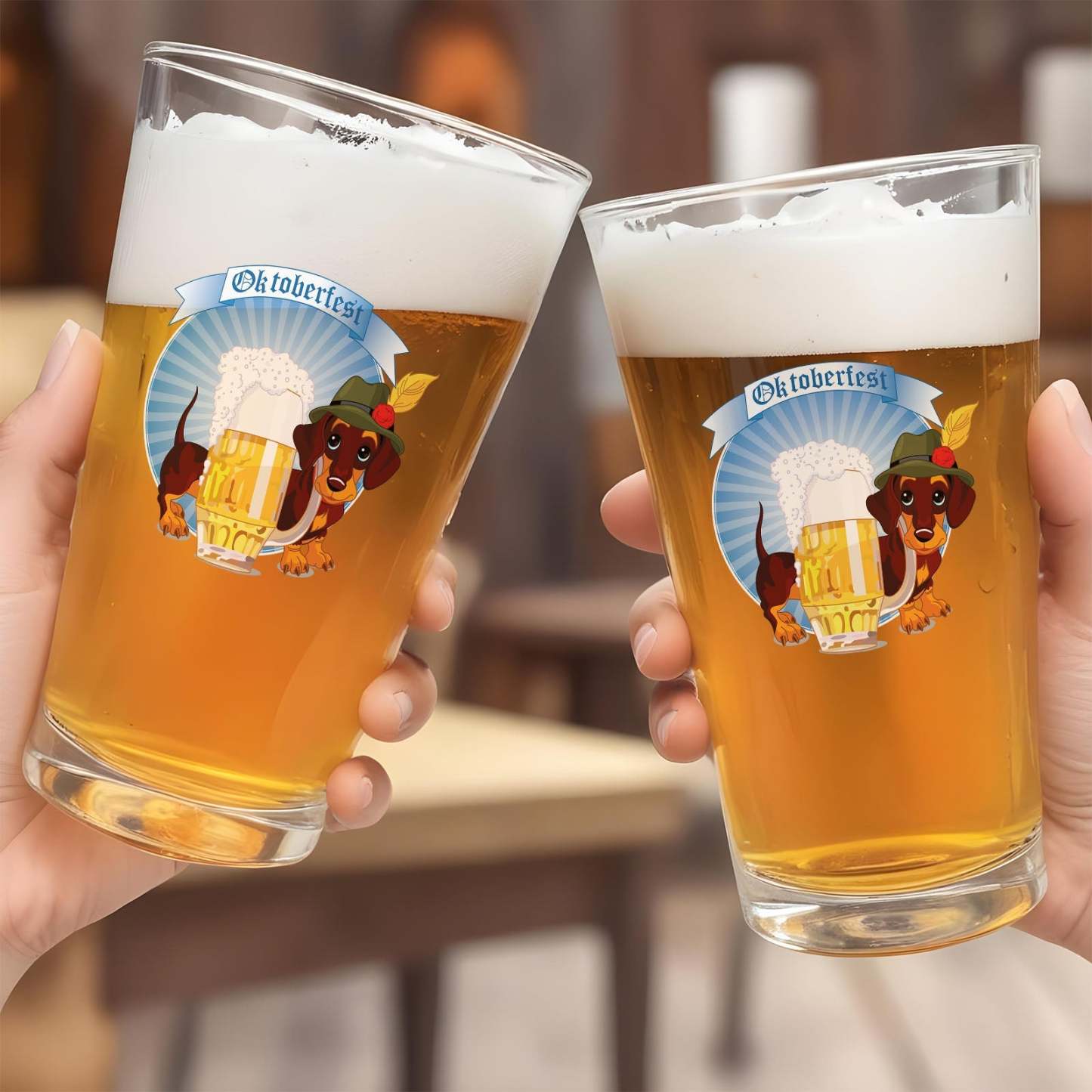 Oktoberfest-bierkrug, Süßer Hundebecher, Oktoberfest-geschenk - MeineFotoTassen