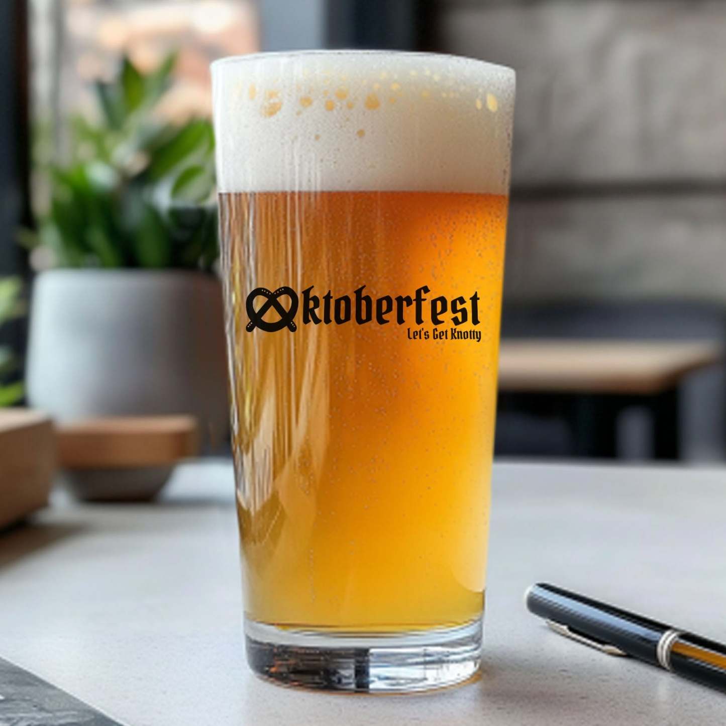 Oktoberfest-bierkrug, Geätzter Bierkrug, Oktoberfest-geschenk - MeineFotoTassen