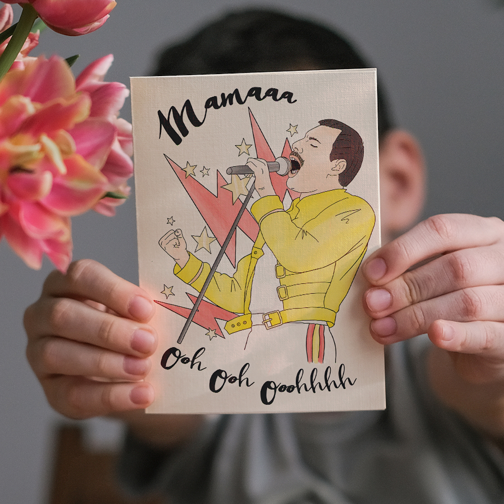 Glückliche Muttertagskarte, Muttertagsgrußkarte, Geschenkkarte Für Mama