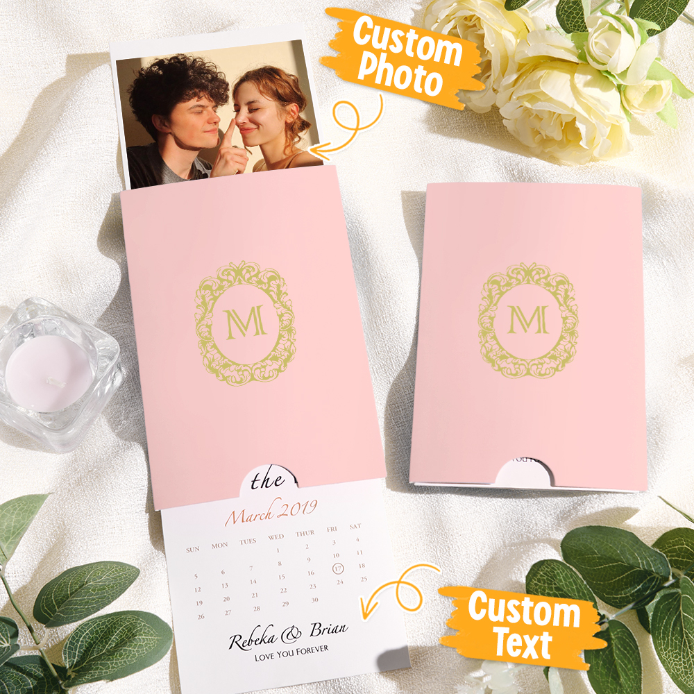 Benutzerdefinierte Hochzeitseinladung Pull-out Grußkarte Personalisierte Hochzeitskarte - MeineFotoTassen