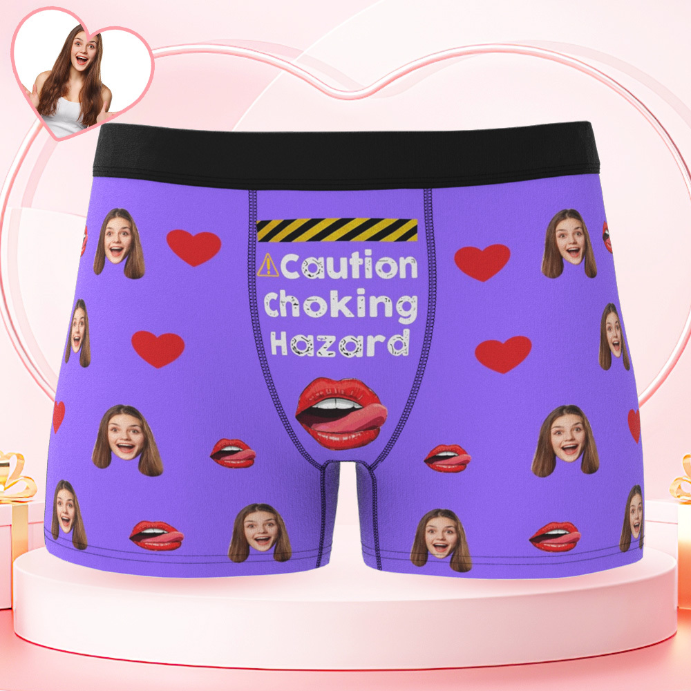 Personalisierte Gesichtsunterwäsche Personalisierte Herren-boxershorts Benutzerdefinierte Unterwäsche Geschenk Für Liebhaber - MeineFotoTassen