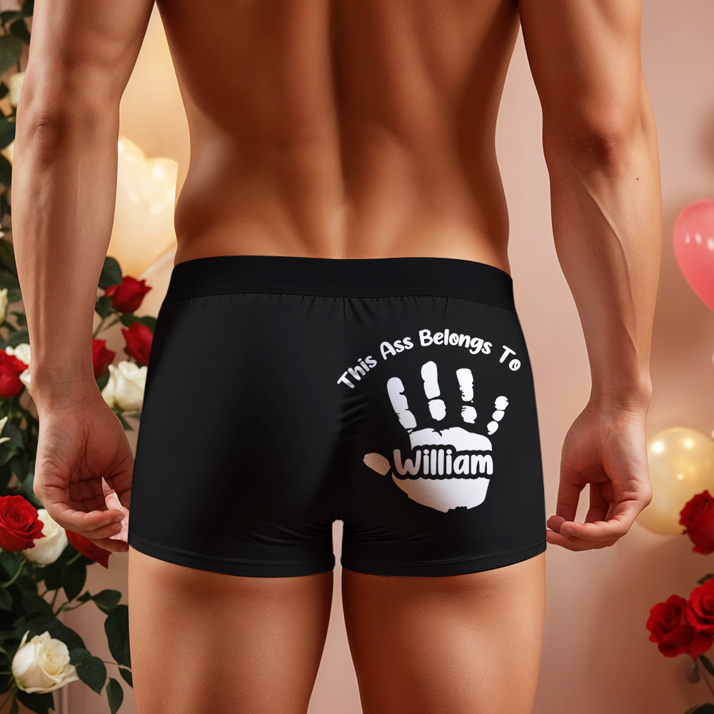 Benutzerdefinierter Name Boxer Freche Geschenke Für Freund Personalisierter Boxer Für Männer 1 Stück