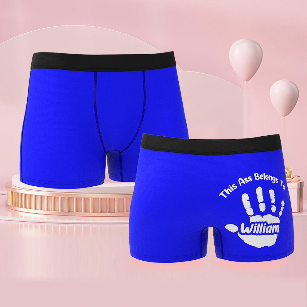 Benutzerdefinierter Name Boxer Freche Geschenke Für Freund Personalisierter Boxer Für Männer 1 Stück - MeineFotoTassen