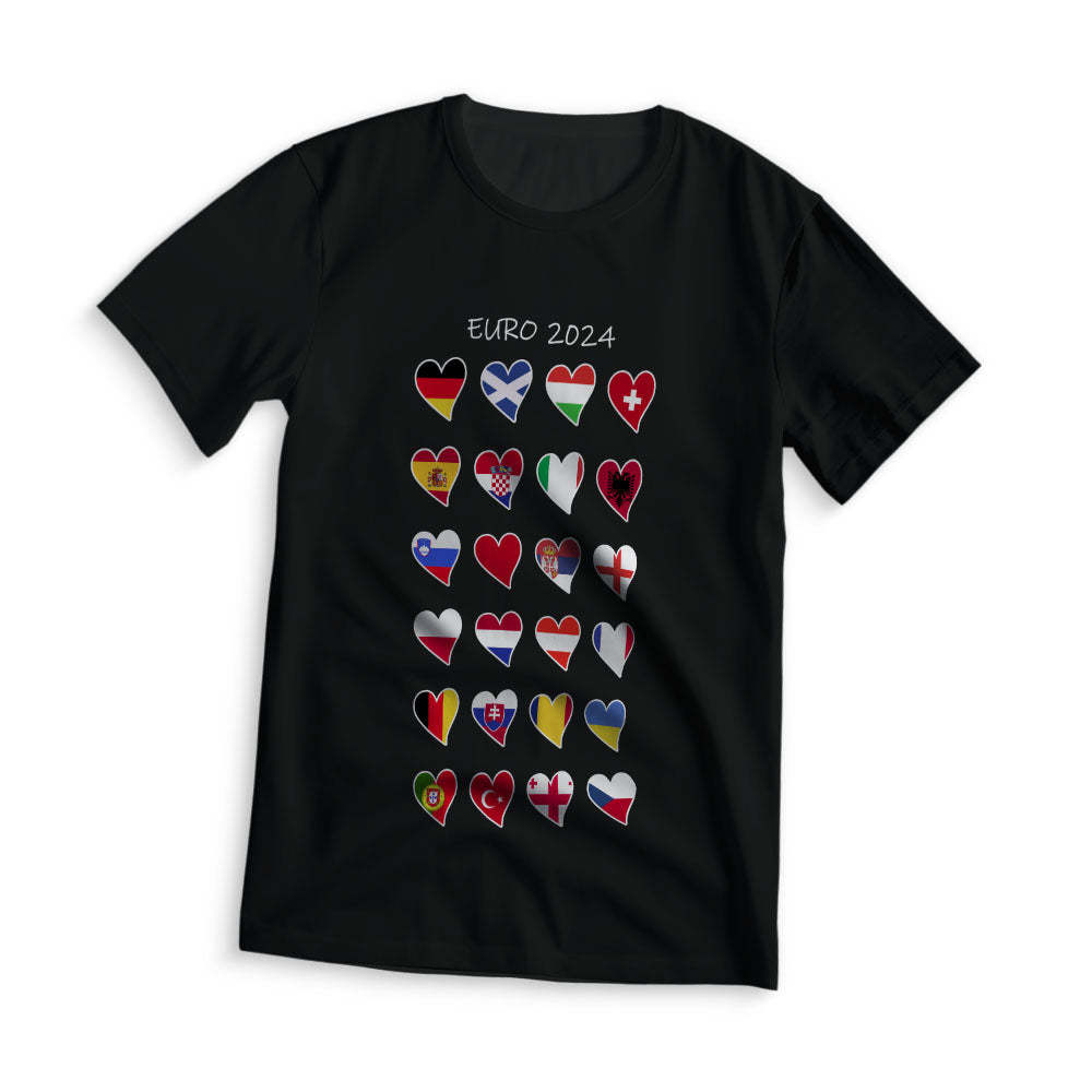 Euro 2024 Deutschland Fan T-shirt Fußball 2024 Em Shirt - MeineFotoTassen