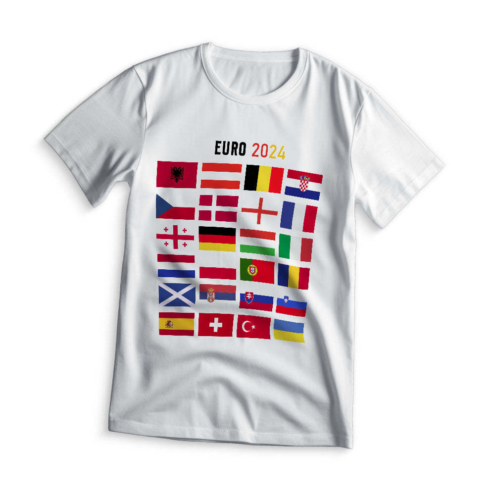 2024 Deutschland Fan T-shirt Fußball 2024 Em Shirt Euro Shirt - MeineFotoTassen