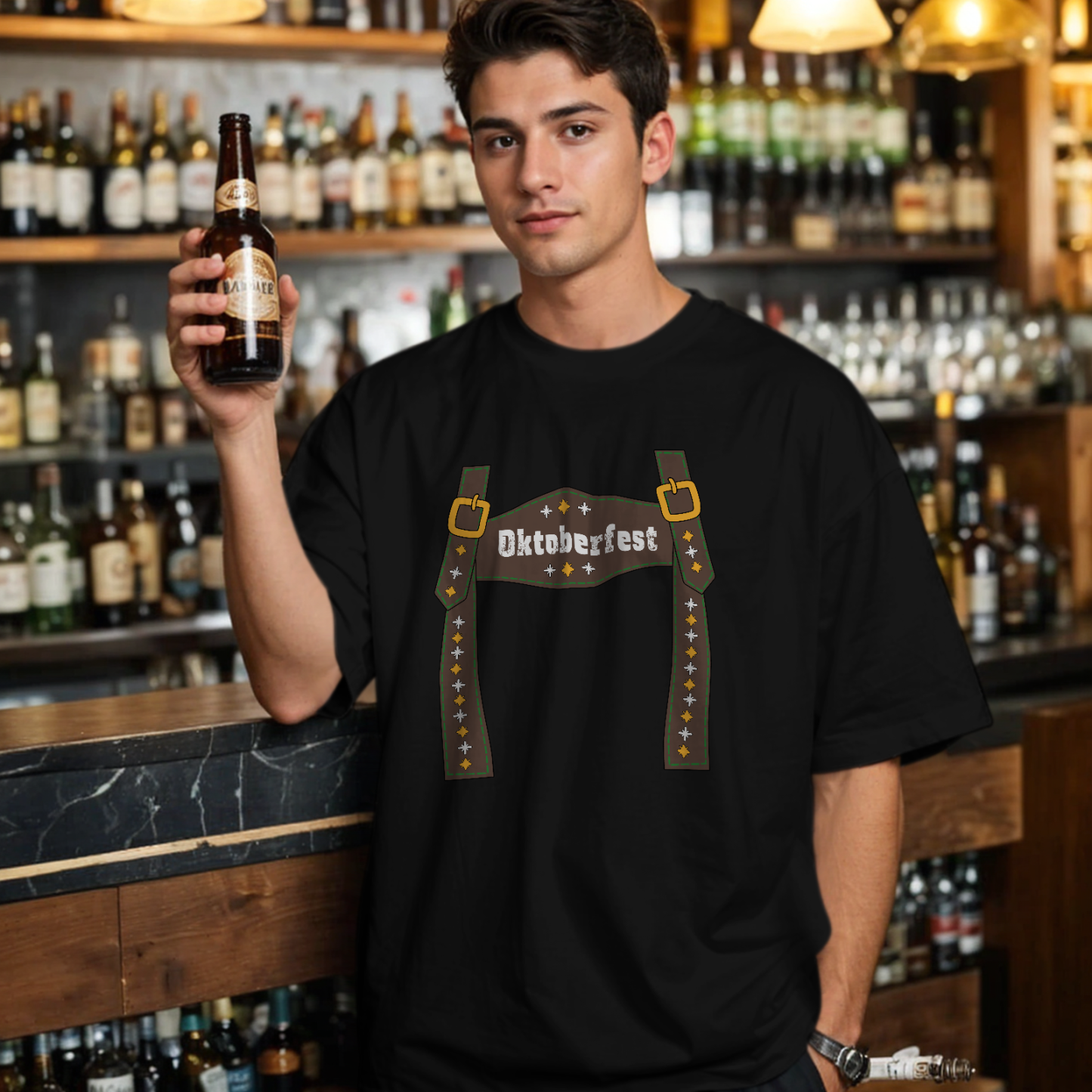 Oktoberfest-shirt, Bier-shirts, Deutsches Bier-t-shirt, Biertrink-t-shirt Für Herren - MeineFotoTassen