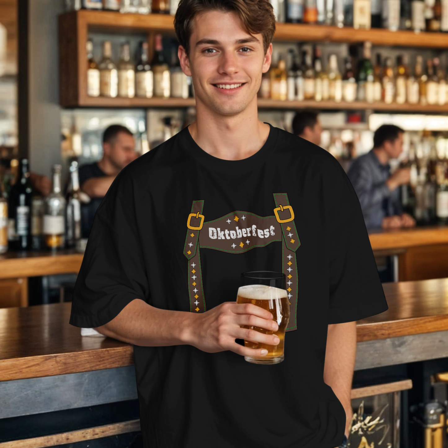 Oktoberfest-shirt, Bier-shirts, Deutsches Bier-t-shirt, Biertrink-t-shirt Für Herren - MeineFotoTassen