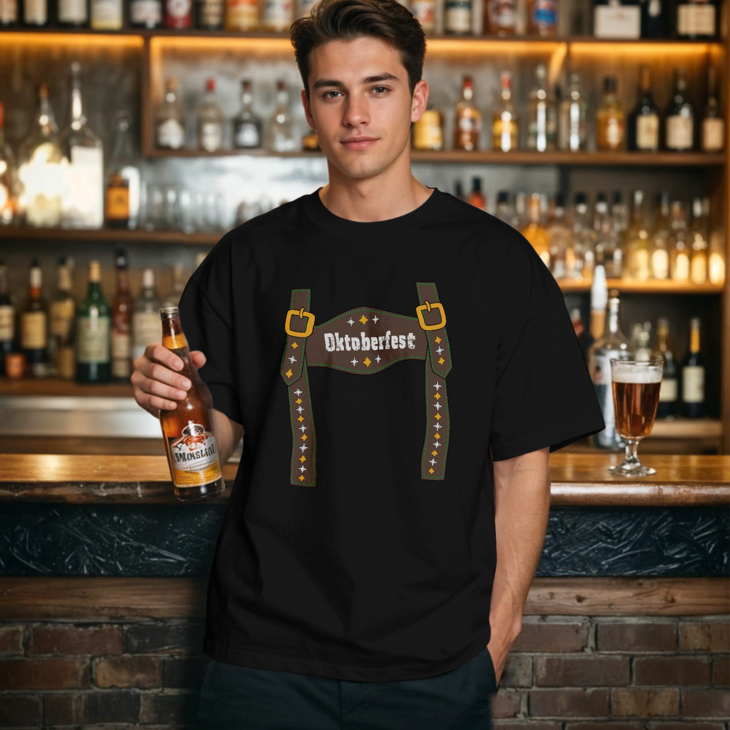 Oktoberfest-shirt, Bier-shirts, Deutsches Bier-t-shirt, Biertrink-t-shirt Für Herren - MeineFotoTassen