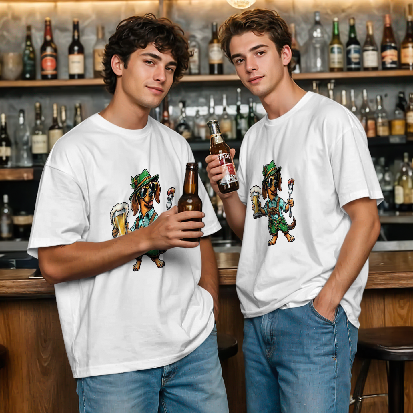 Bier-shirts, Oktoberfest-shirt, Retro-bier-trink-shirts Für Damen - MeineFotoTassen