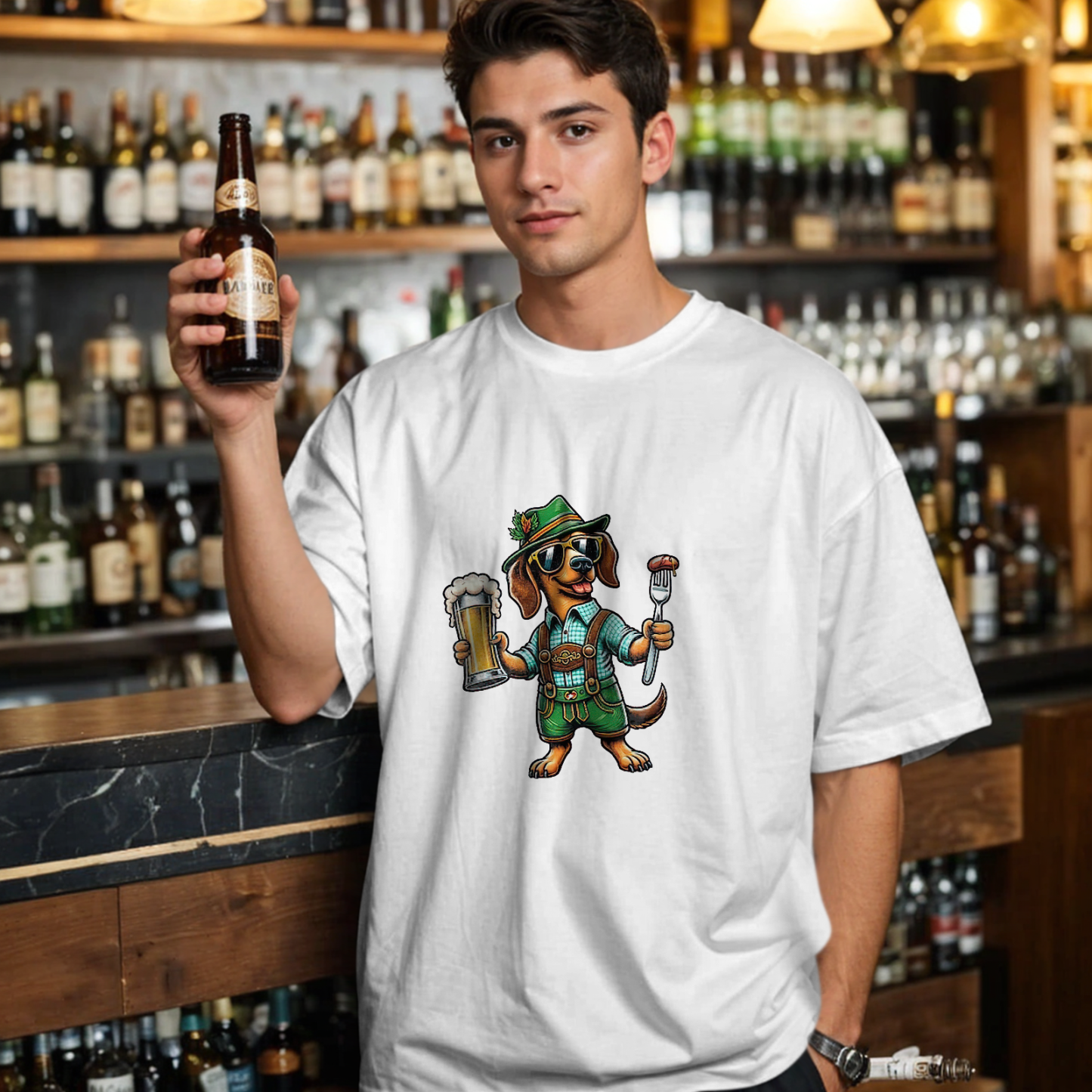 Bier-shirts, Oktoberfest-shirt, Retro-bier-trink-shirts Für Damen - MeineFotoTassen