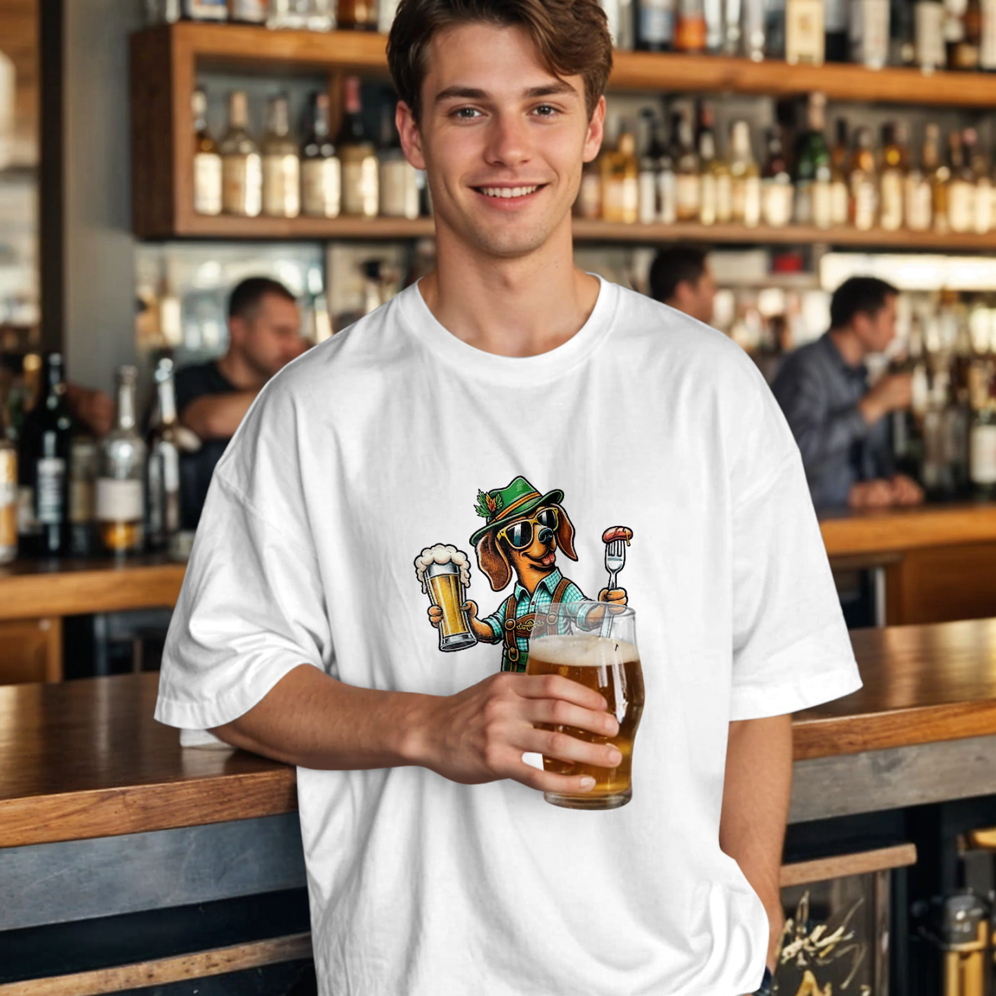 Bier-shirts, Oktoberfest-shirt, Retro-bier-trink-shirts Für Damen - MeineFotoTassen