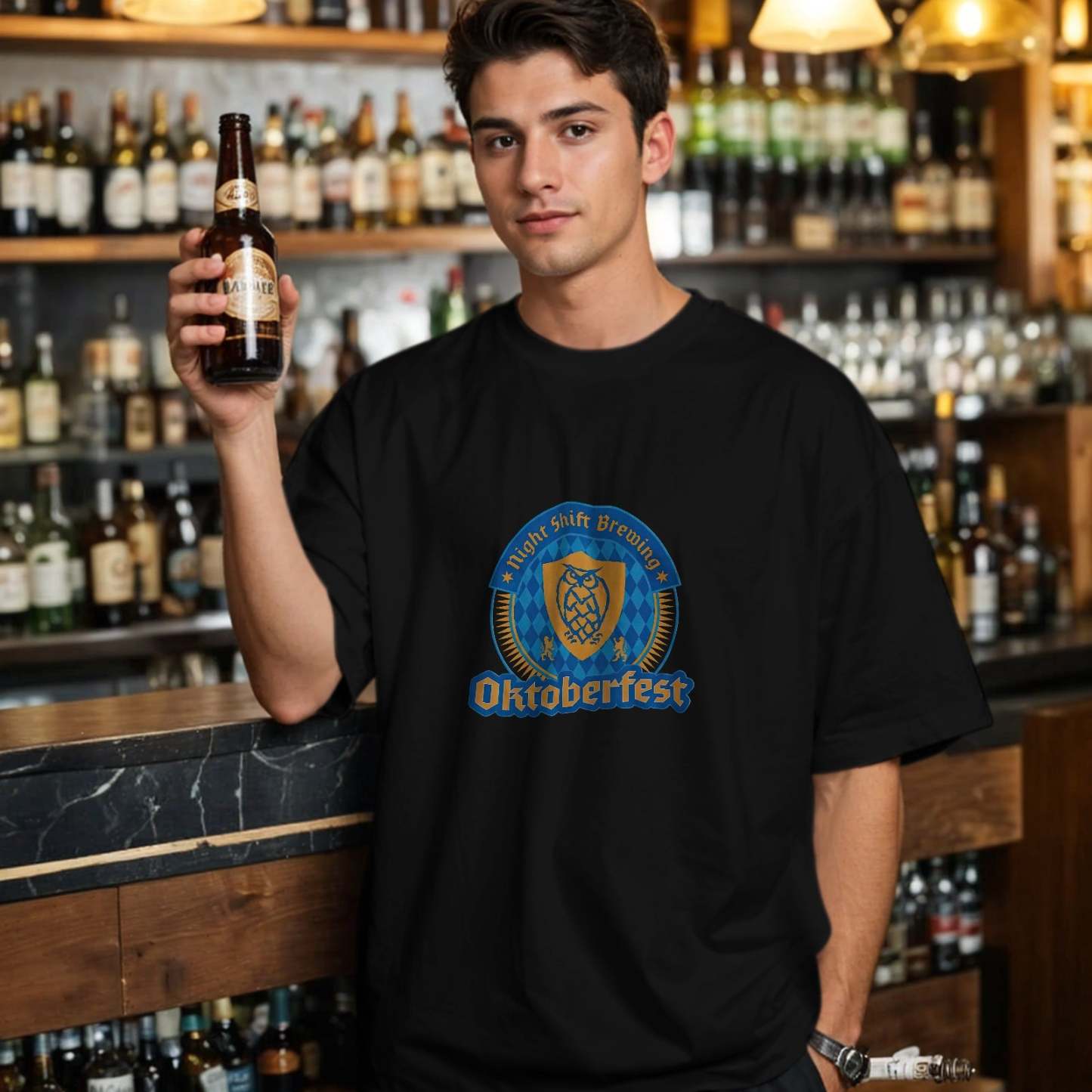 Gruppen-trinkhemden, Deutsches Bier-shirt, Retro-craft-bier-shirt - MeineFotoTassen
