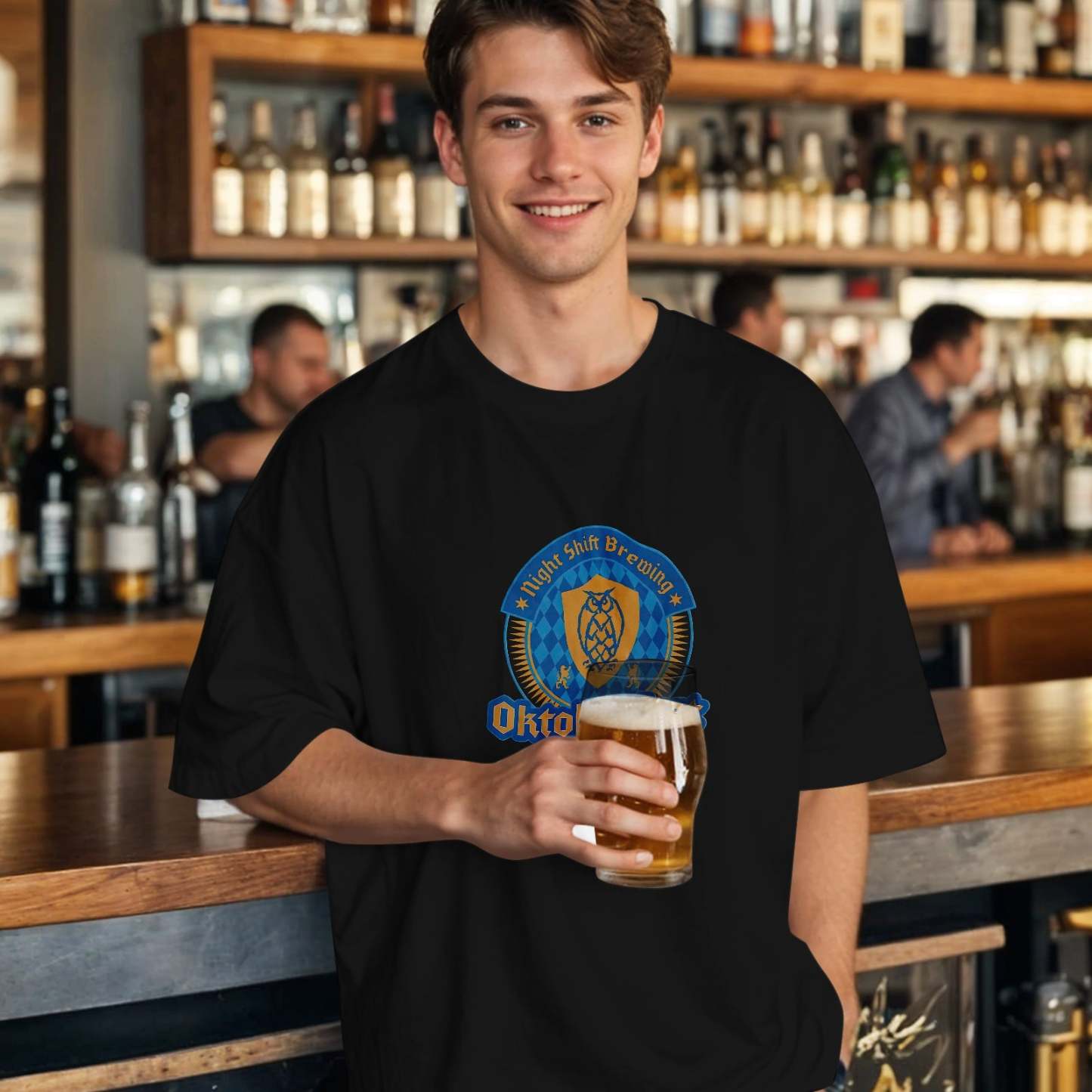 Gruppen-trinkhemden, Deutsches Bier-shirt, Retro-craft-bier-shirt - MeineFotoTassen