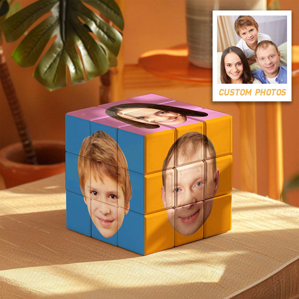 Benutzerdefiniertes Foto Gesicht Zauberwürfel Multi-foto-geschenke Benutzerdefinierter Fotowürfel - MeineFotoTassen