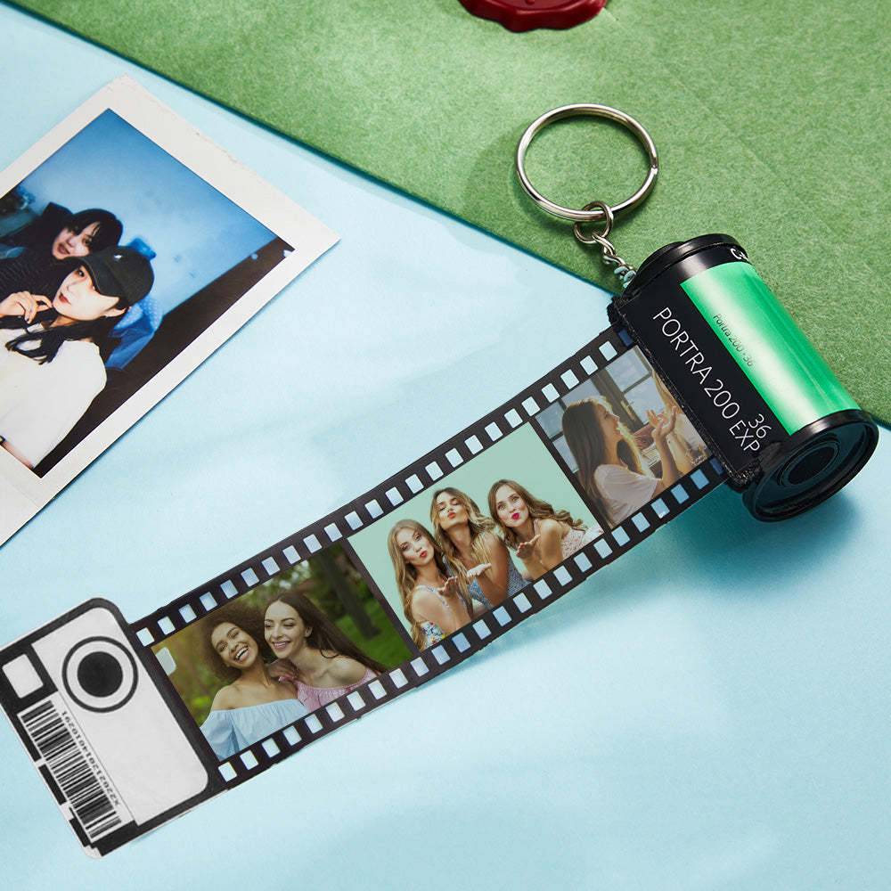 Jubiläumsgeschenke Individueller Filmrollen-schlüsselanhänger Multifoto-kamerarollen-schlüsselanhänger Geschenke Aus Umweltfreundlichem Material Personalisierter Schlüsselanhänger Für Ihn - MeineFotoTassen
