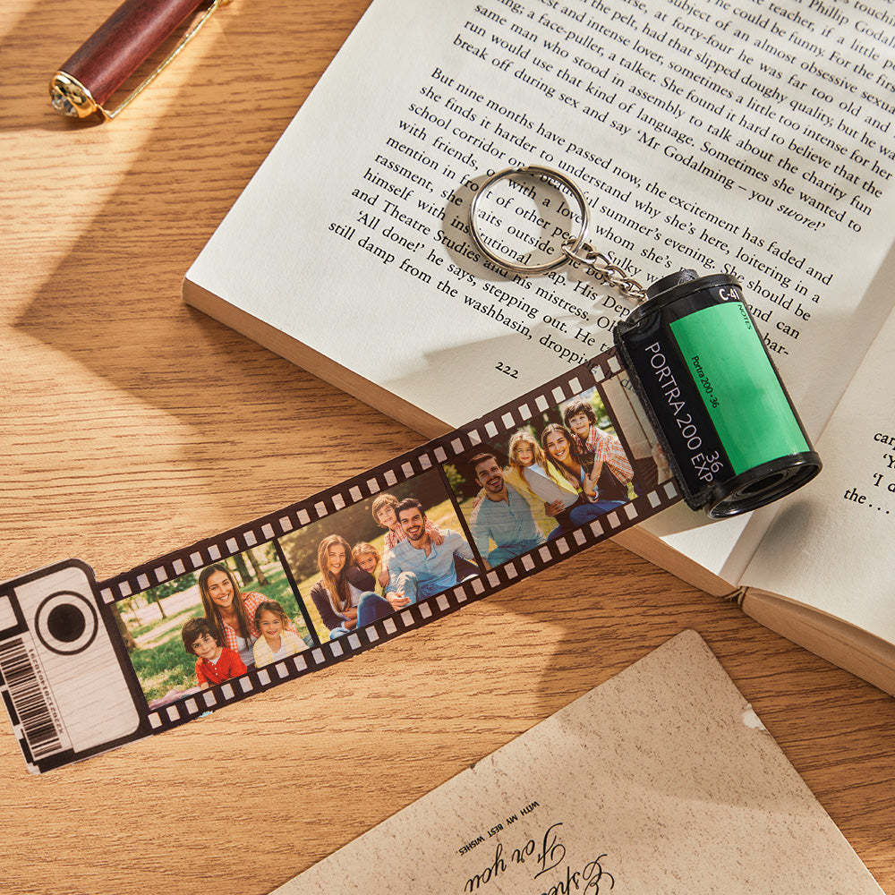 Jubiläumsgeschenke Individueller Filmrollen-schlüsselanhänger Multifoto-kamerarollen-schlüsselanhänger Geschenke Aus Umweltfreundlichem Material Personalisierter Schlüsselanhänger Für Ihn - MeineFotoTassen