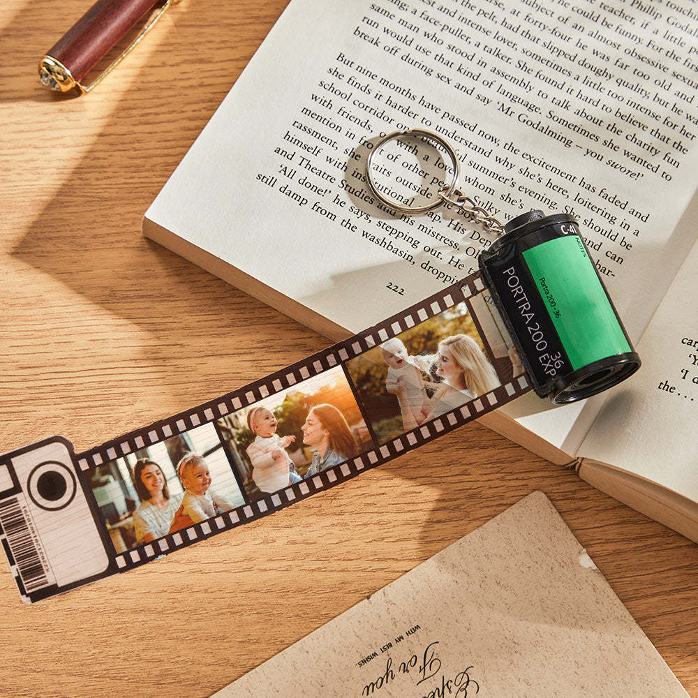 Jubiläumsgeschenke Individueller Filmrollen-schlüsselanhänger Multifoto-kamerarollen-schlüsselanhänger Geschenke Aus Umweltfreundlichem Material Personalisierter Schlüsselanhänger Für Ihn - MeineFotoTassen