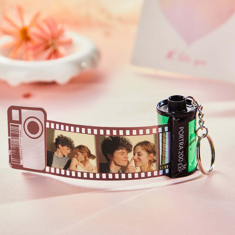 Jubiläumsgeschenke Individueller Filmrollen-schlüsselanhänger Multifoto-kamerarollen-schlüsselanhänger Geschenke Aus Umweltfreundlichem Material Personalisierter Schlüsselanhänger Für Ihn - MeineFotoTassen