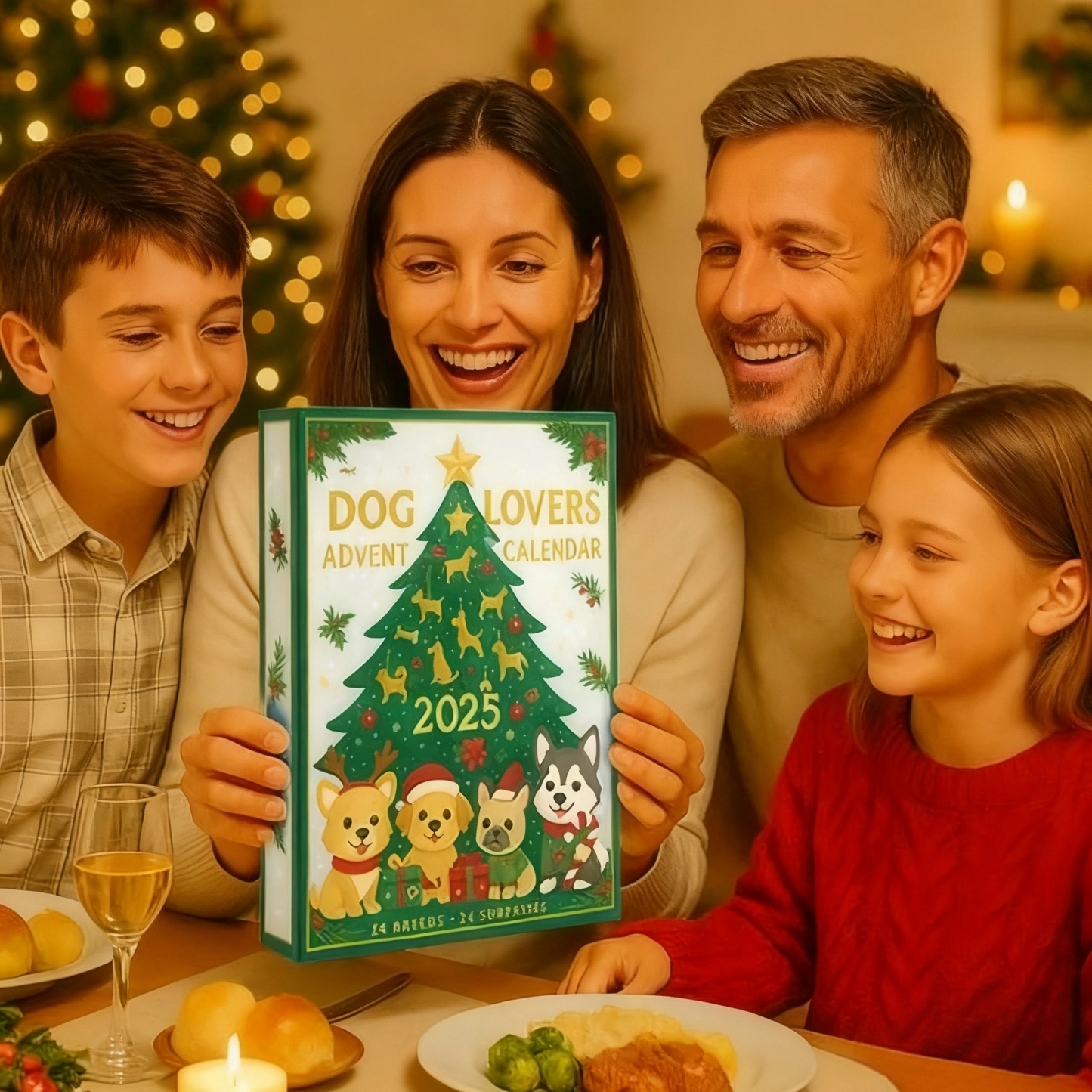 Niedliche Blindbox Mit Hund, Überraschungsspielzeug Für Welpen, 24 Tage Weihnachts-countdown-blindbox - MeineFotoTassen