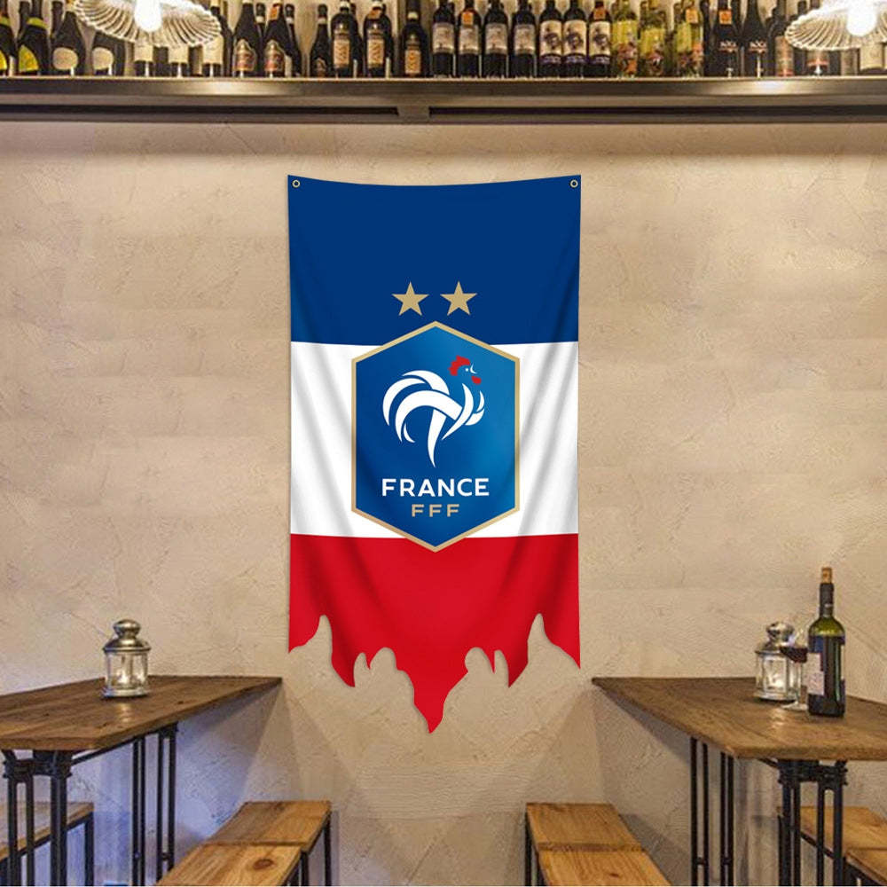 2024 European Cup Dekoration Top 24 National Football Team Flag Theme Hängendes Stoffposter 70*120cm - MeineFotoTassen