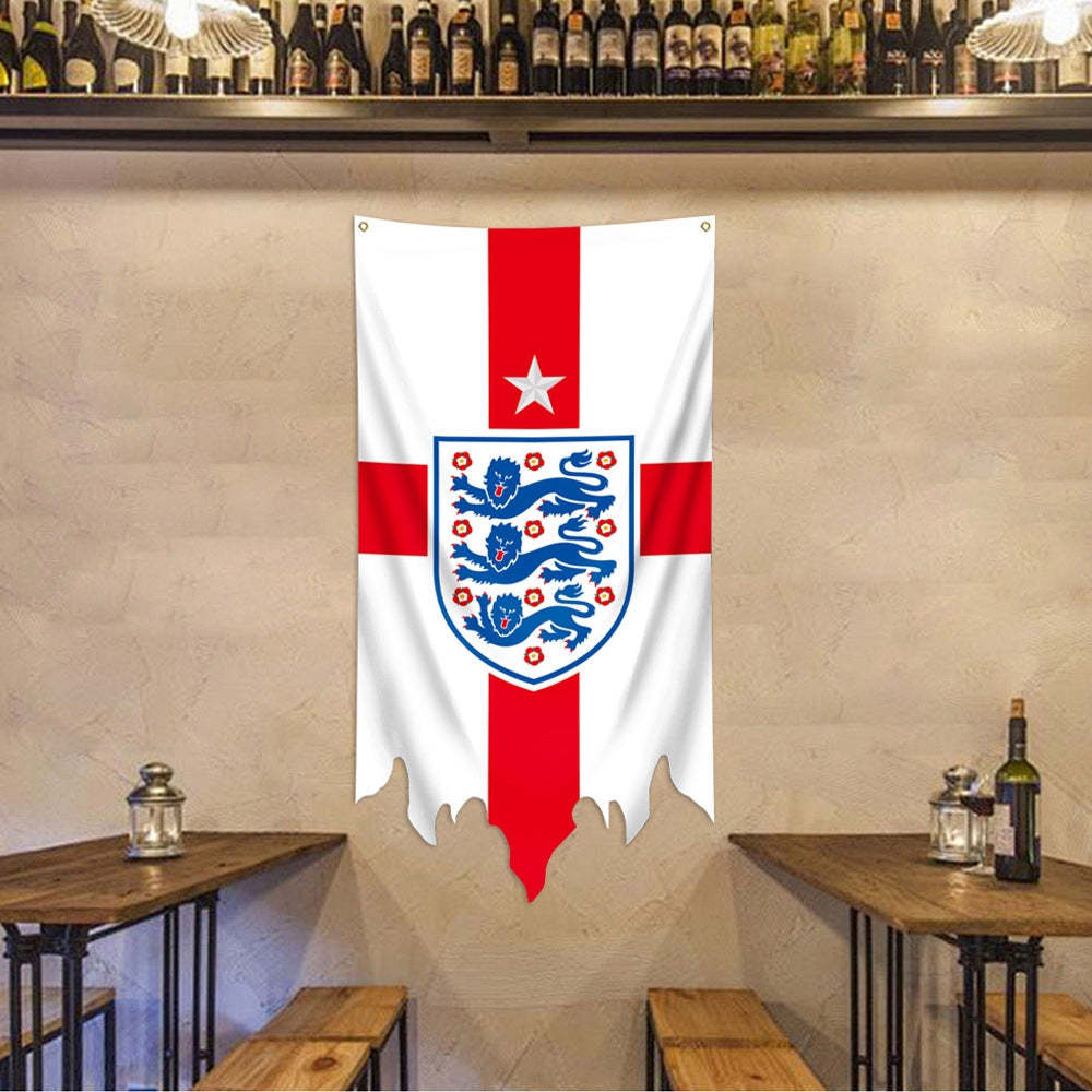 2024 European Cup Dekoration Top 24 National Football Team Flag Theme Hängendes Stoffposter 70*120cm - MeineFotoTassen