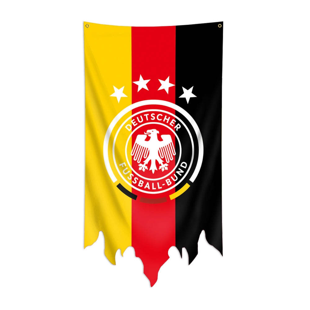 2024 European Cup Dekoration Top 24 National Football Team Flag Theme Hängendes Stoffposter 70*120cm - MeineFotoTassen
