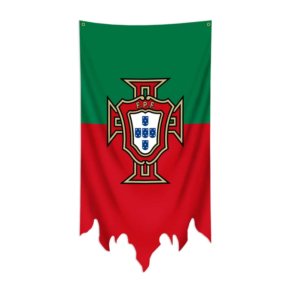 2024 European Cup Dekoration Top 24 National Football Team Flag Theme Hängendes Stoffposter 70*120cm - MeineFotoTassen