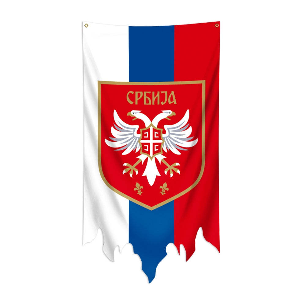 2024 European Cup Dekoration Top 24 National Football Team Flag Theme Hängendes Stoffposter 70*120cm - MeineFotoTassen