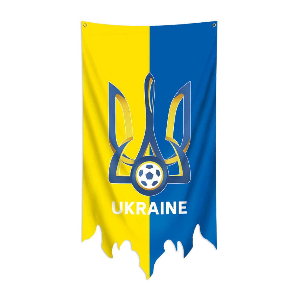 2024 European Cup Dekoration Top 24 National Football Team Flag Theme Hängendes Stoffposter 70*120cm - MeineFotoTassen
