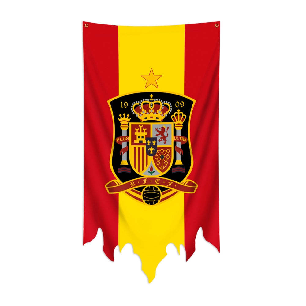 2024 European Cup Dekoration Top 24 National Football Team Flag Theme Hängendes Stoffposter 70*120cm - MeineFotoTassen