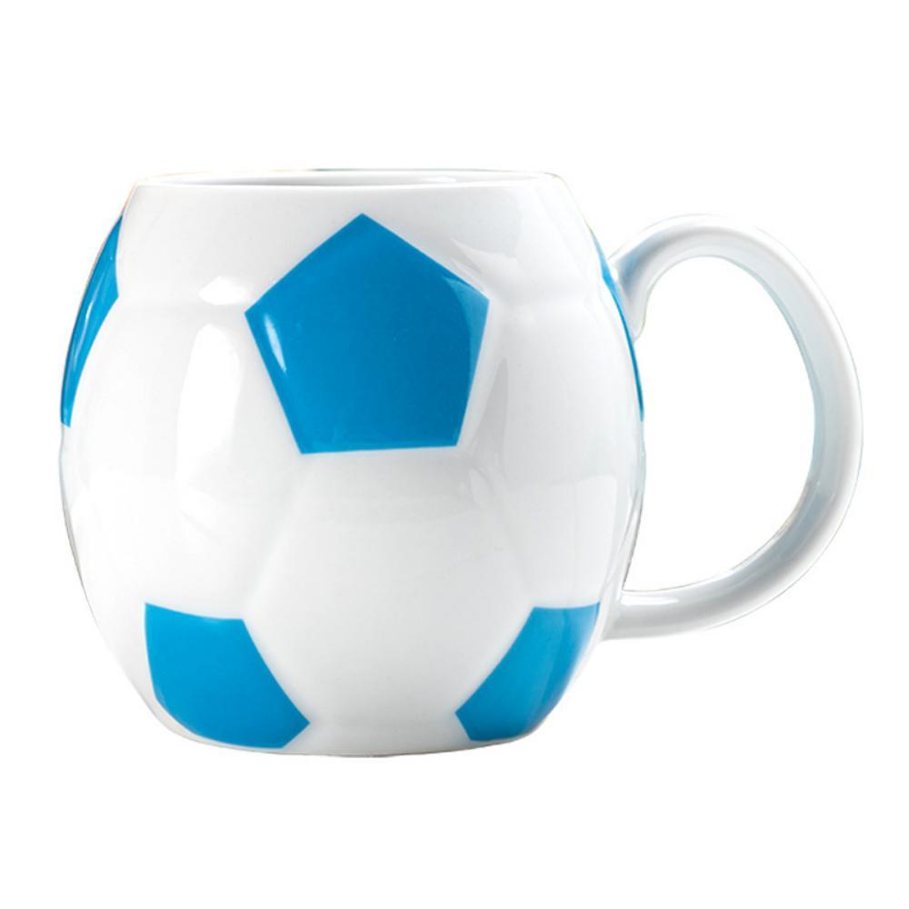 Keramik-kaffeetasse In Fußballform Mit Griff, Hitzebeständige Fußballbecher - MeineFotoTassen