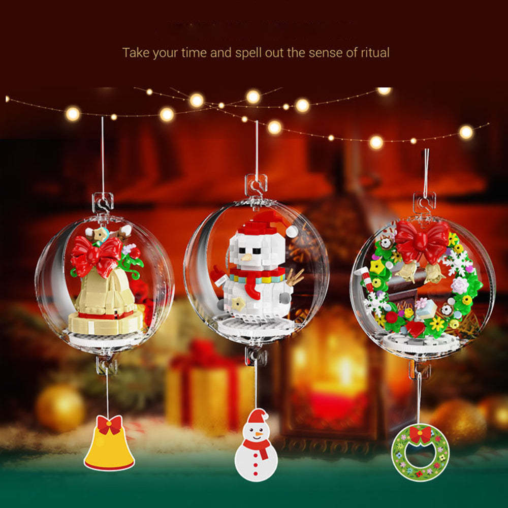 Weihnachtsbaustein-ornament, Weihnachtsbaustein-kugeln, Geschenk Für Kinder - MeineFotoTassen