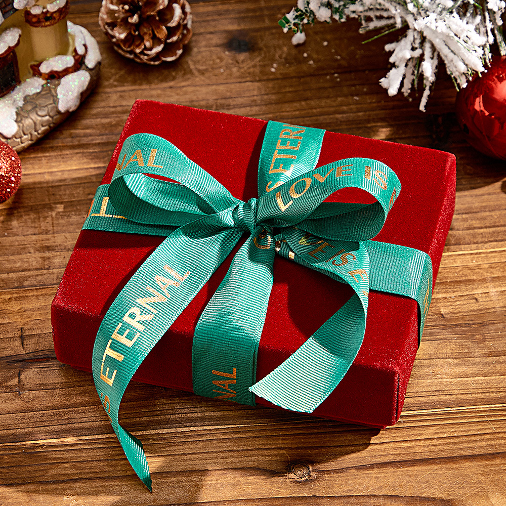 Weihnachtsgeschenkbox Rot (14*12*4cm) - MeineFotoTassen