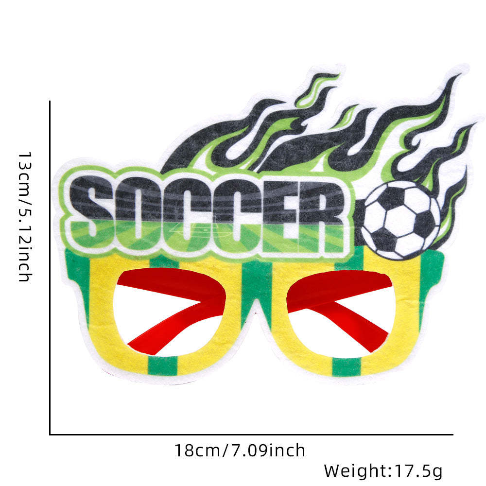 Euro 2024 Fußball-party-brille, Lustiges Accessoire Für Fans Bei 2024 Euro Fußball, Lustige Requisite Für Fußball-enthusiasten - MeineFotoTassen