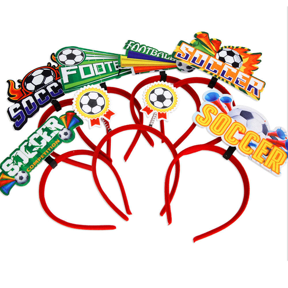 Fußball-stirnband, Fußball-match, Cheer-up-haarreifen, Niedliche Kopfverzierungen Für Fußball-dekoration - MeineFotoTassen