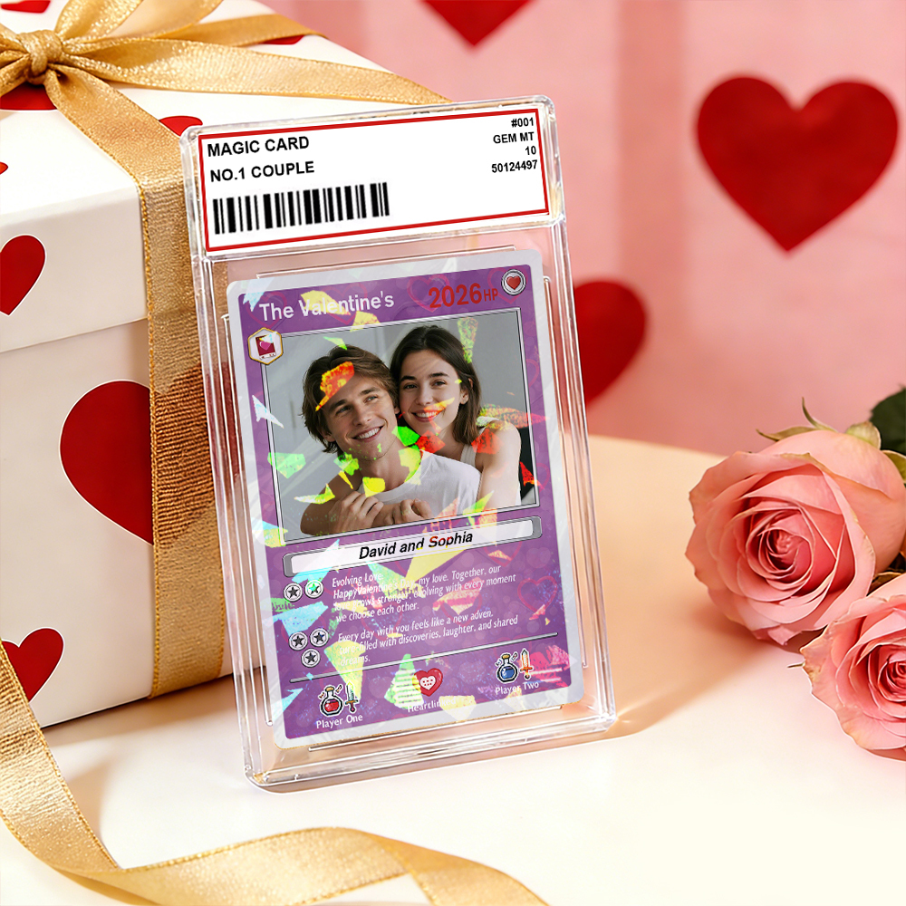 Personalisierte Karte Für Paare, Individuelle Jahrestagskarte Mit Paarfoto Im Anime-stil – Das Perfekte Geschenk Für Verliebte - MeineFotoTassen