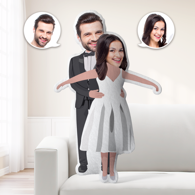 Gesichtskissen, Romantische Geschenke, Titanic, Klassisches Styling-kissen, Individuelles Minime-kissen, Personalisiertes Paarkissen, Einzigartiges Fotokissen, Liebesgeschenke Für Sie - MeineFotoTassen