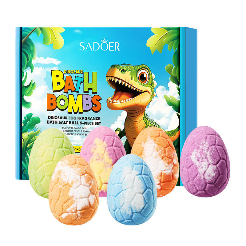 Dinosaurier-ei-badebomben Für Kinder – Sprudelnde Badebomben Mit Überraschungs-dinosaurierfiguren Im Inneren – Geschenk Für Kinder - MeineFotoTassen
