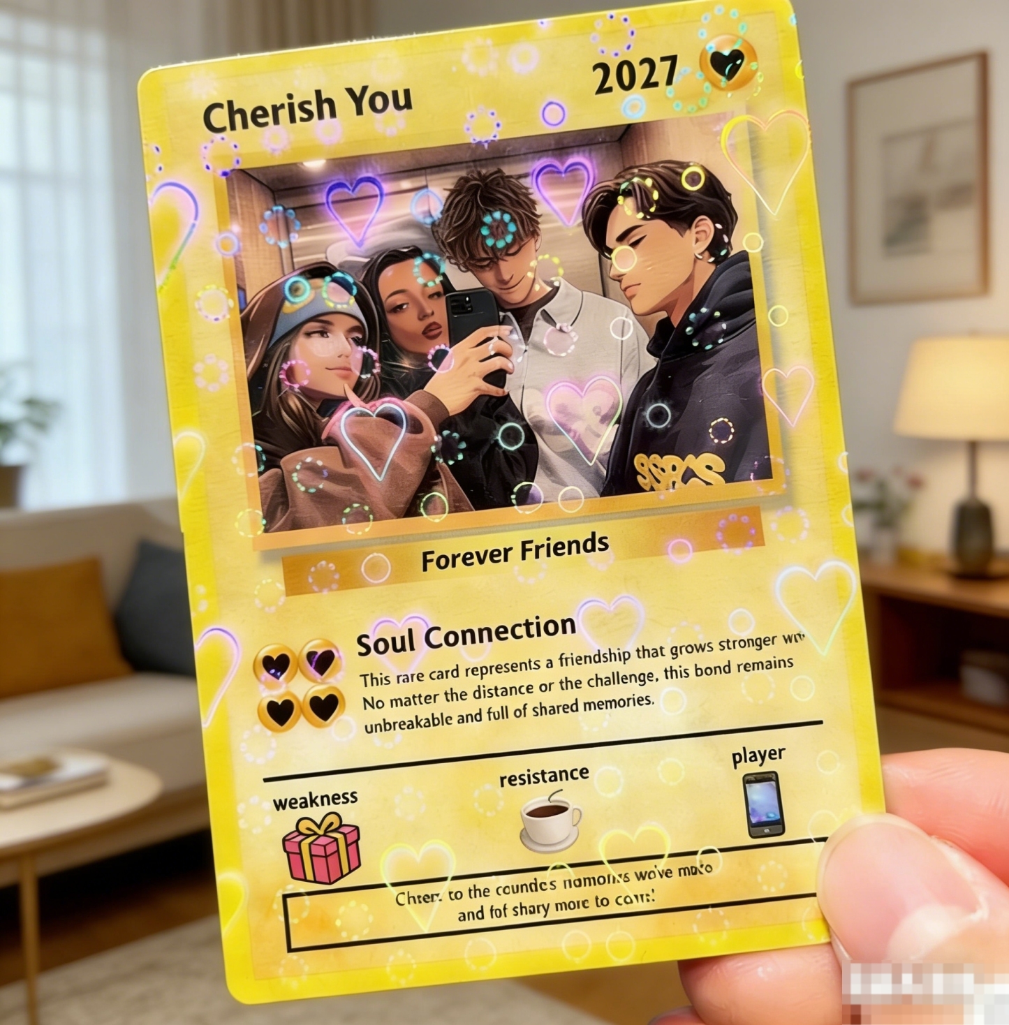 Personalisierte Karte Für Paare, Individuelle Jahrestagskarte Mit Paarfoto Im Anime-stil – Das Perfekte Geschenk Für Verliebte - MeineFotoTassen