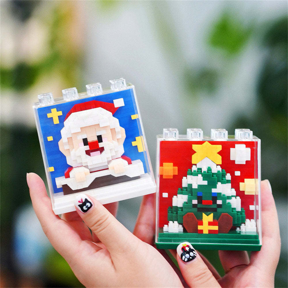 Christmas Building Block Toys with Cover Christmas Block Toys Gift for Kids - MyPhotoMugs