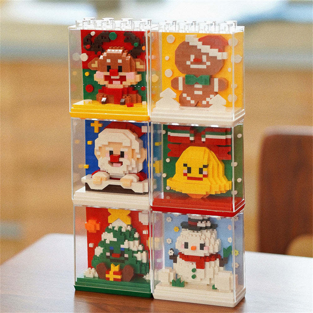 Christmas Building Block Toys with Cover Christmas Block Toys Gift for Kids - MyPhotoMugs