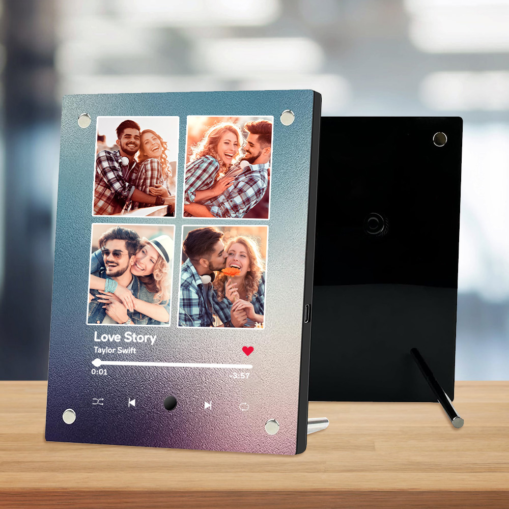 Custom Music Picture Frame Custom Spotify Frame Personalized Photo Frame Anniversary Gifts for Couple - MyPhotoMugs