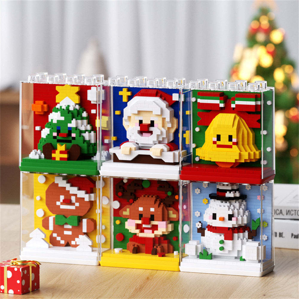 Christmas Building Block Toys with Cover Christmas Block Toys Gift for Kids - MyPhotoMugs