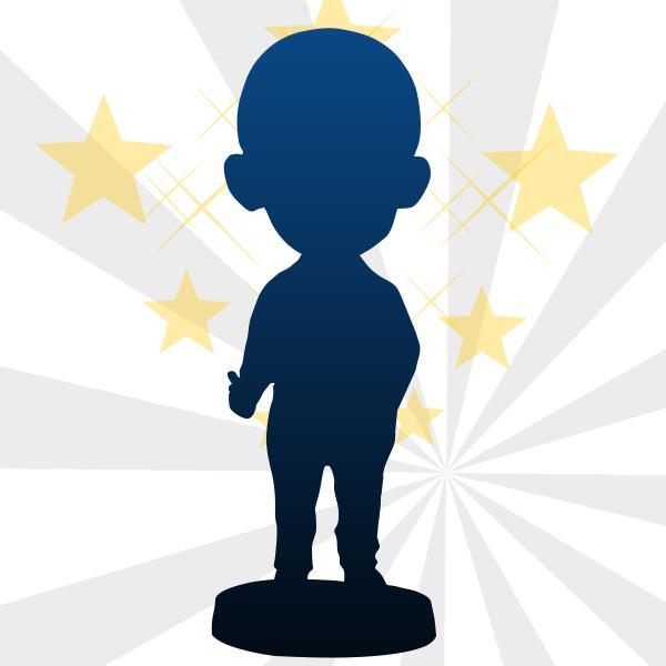 Fully Customizable 1 Kid Custom Bobblehead With Engraved Text