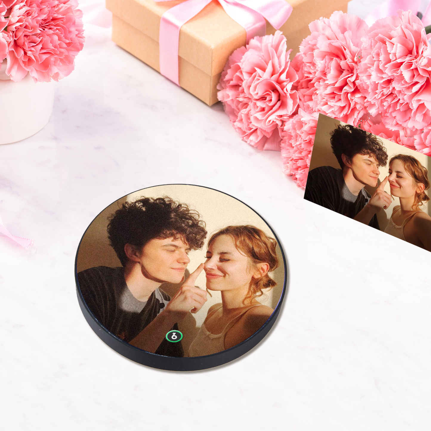 Custom Music Fridge Magnet Custom Heart Frame Album Fridge Magnet Music Wall Photo Sticker