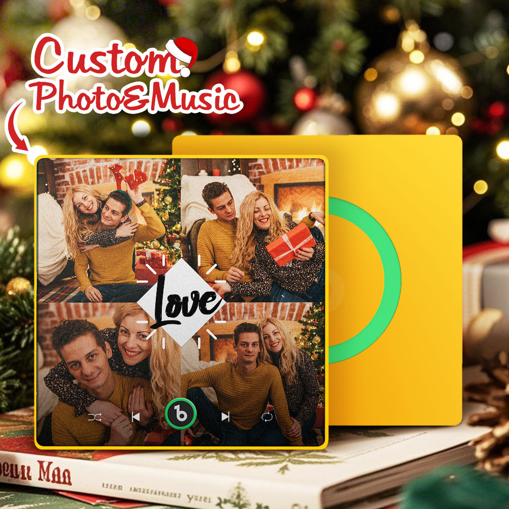 Custom Music Fridge Magnet Custom Photo Fridge Magnet Anniversary Gifts for Lover