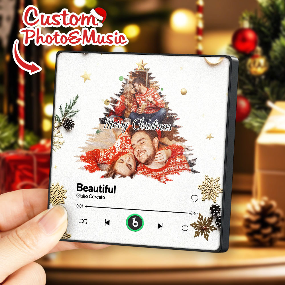 Custom Christmas Fridge Magnet Personalized Holiday Refrigerator Magnet Gift Custom Christmas Gifts