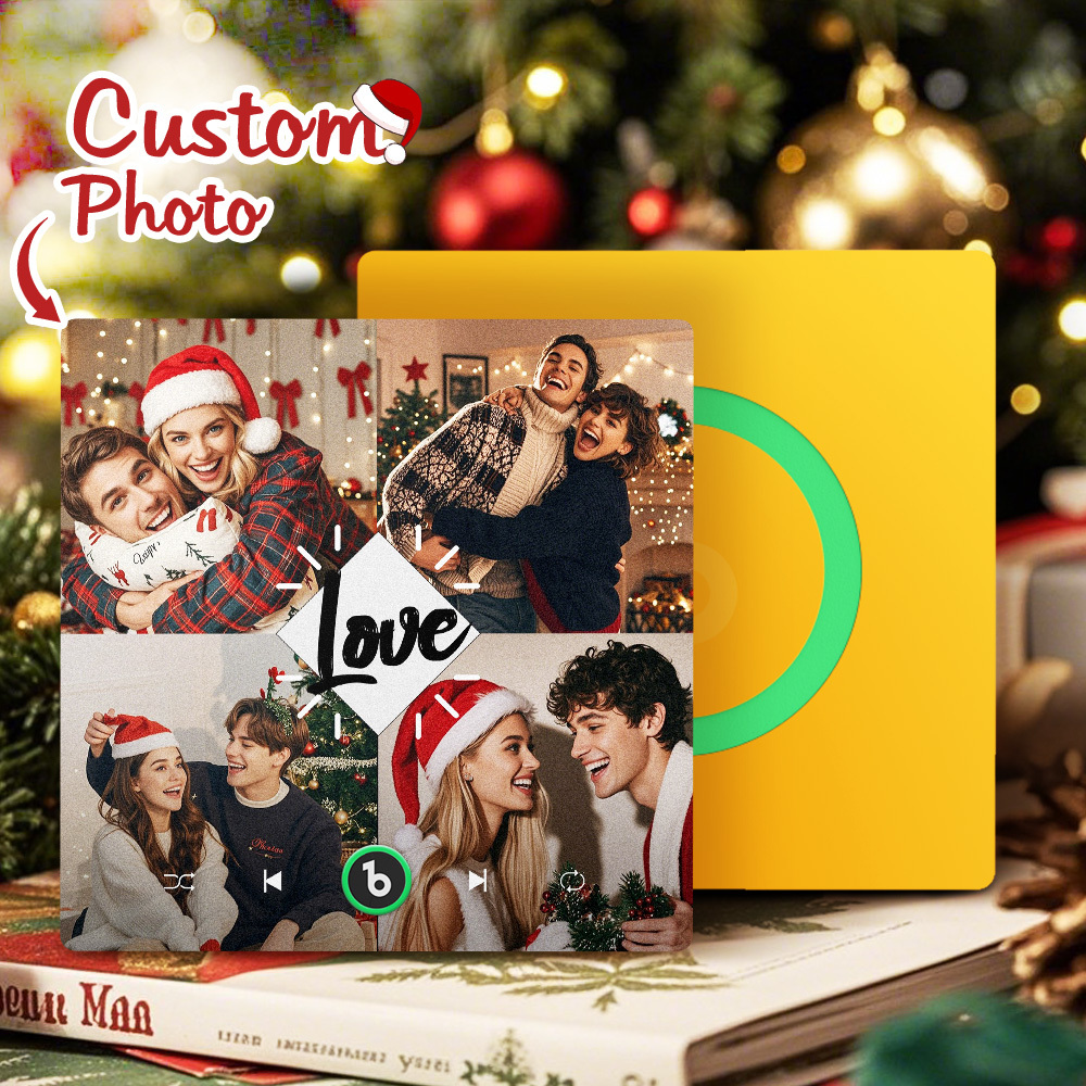 Custom Music Fridge Magnet Custom Photo Fridge Magnet Anniversary Gifts for Lover