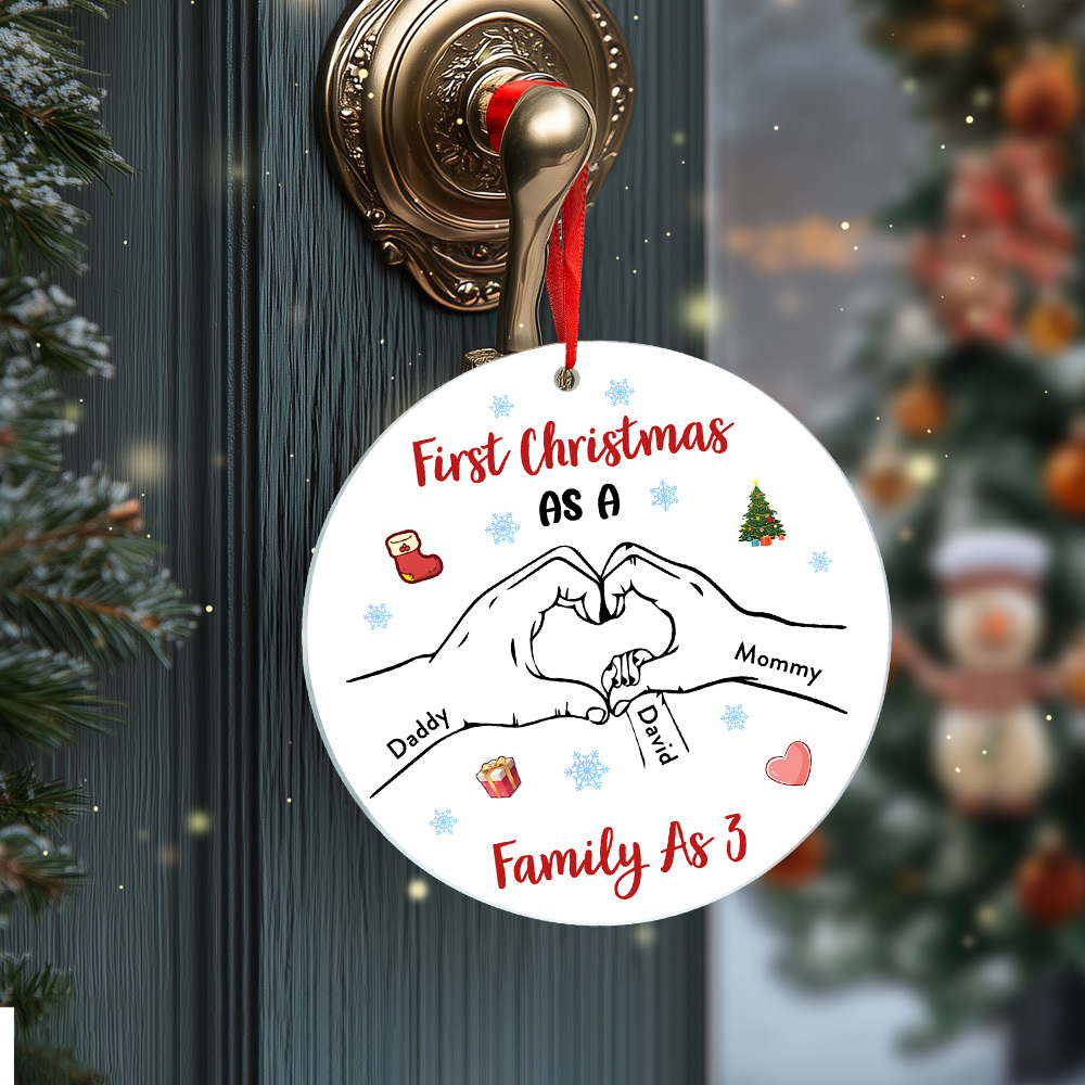 Custom Christmas Tree Ornament Personalized Name Christmas Gifts for Lover